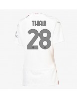 AC Milan Malick Thiaw #28 Venkovní Dres pro Dámské 2023-24 Krátký Rukáv